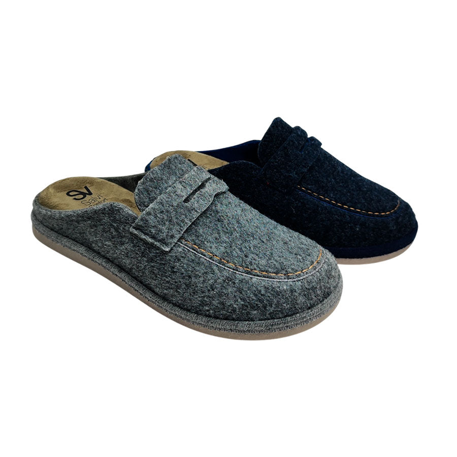 Zapatilla de casa mocasín de hombre Salvi Calzados