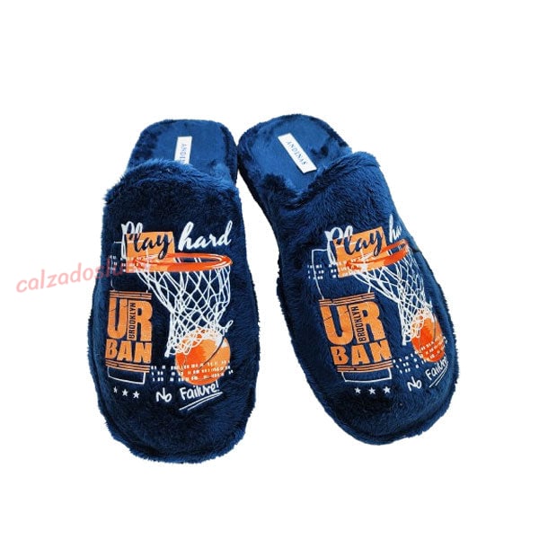 Zapatilla de casa terciopelo de Andinas