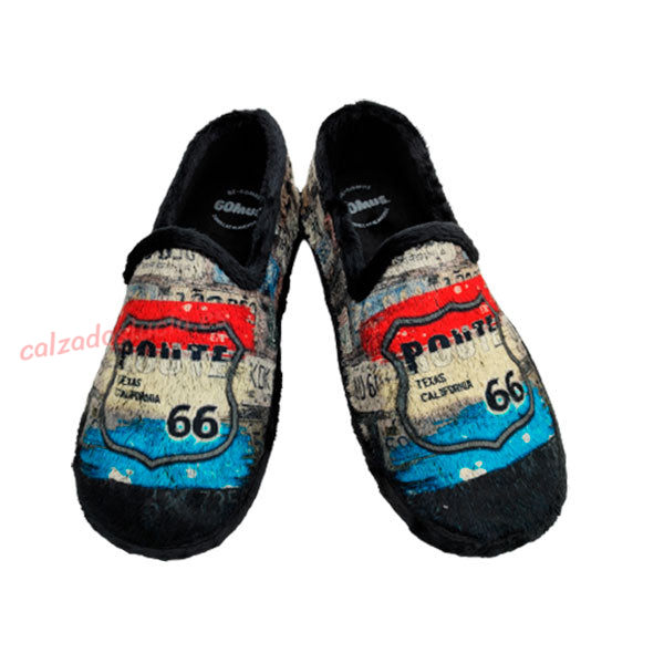 Zapatilla casa Ruta 66 Gomus de hombre