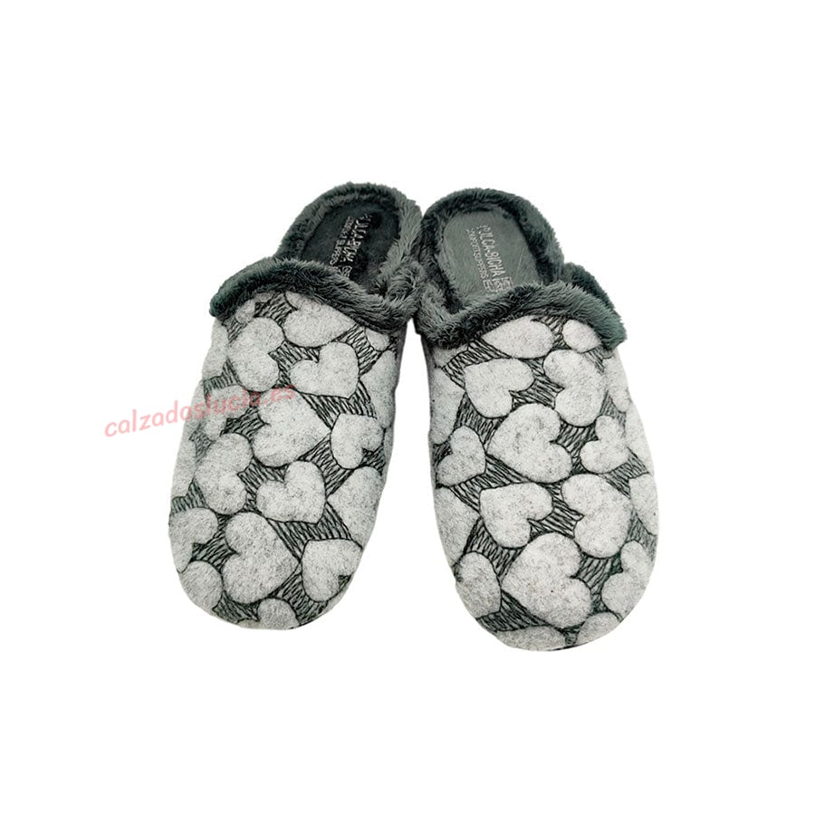 Zapatilla de casa en paño abrigado de Vulca-Bicha