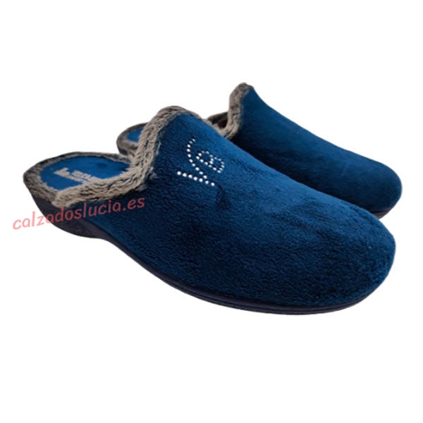 Zapatilla casa terciopelo marino de Vulca-Bicha