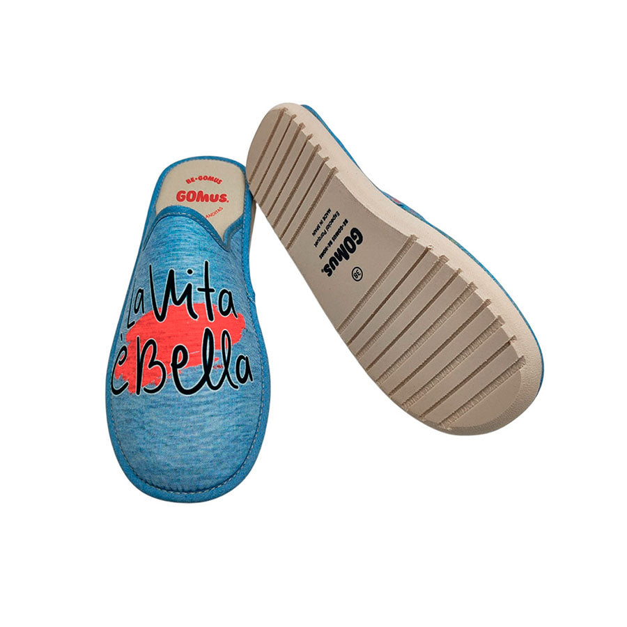 Zapatilla de casa La Vita è Bella de Gomus