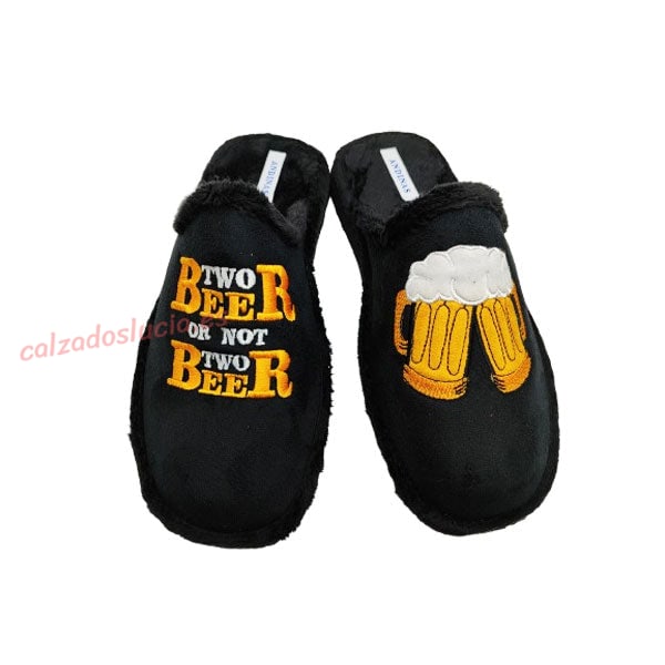 Zapatilla de casa jarra de cerveza Andinas