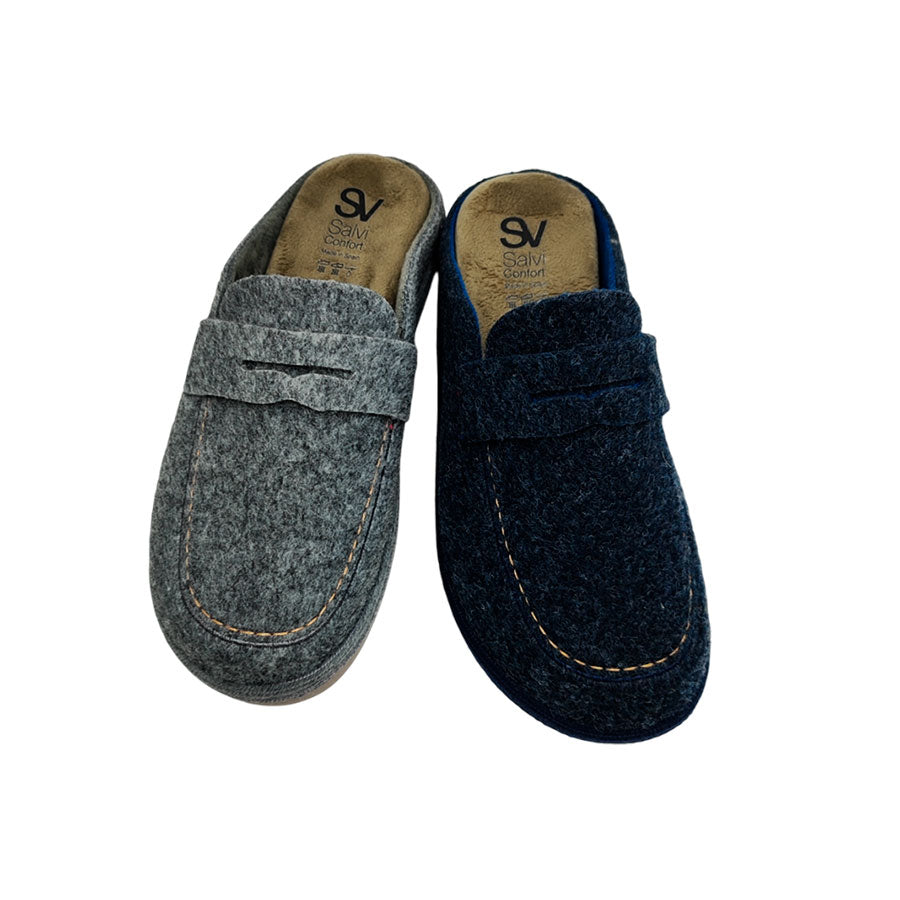 Zapatilla de casa mocasín de hombre Salvi Calzados