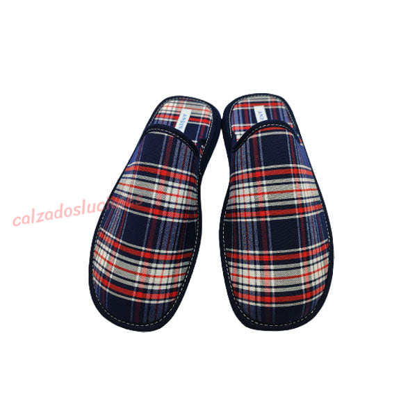 Zapatilla casa cuadros de verano Andinas