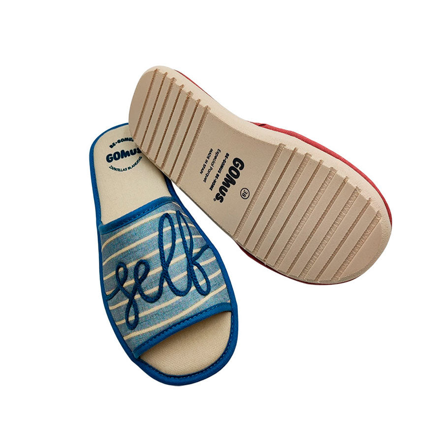 Zapatilla de casa puntera abierta Gomus mujer