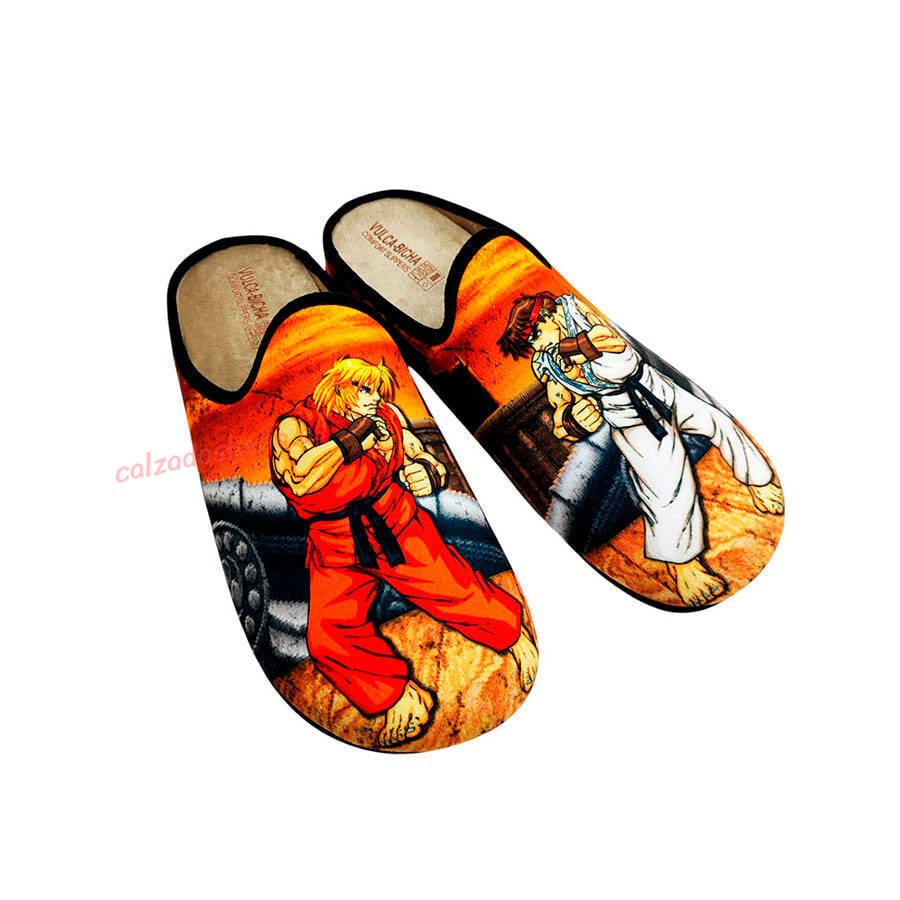 Zapatilla de casa luchadores de Vulca-Bicha para hombre