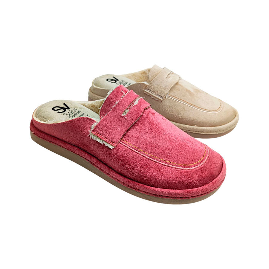 Pantufla mocasín de casa Salvi Calzados
