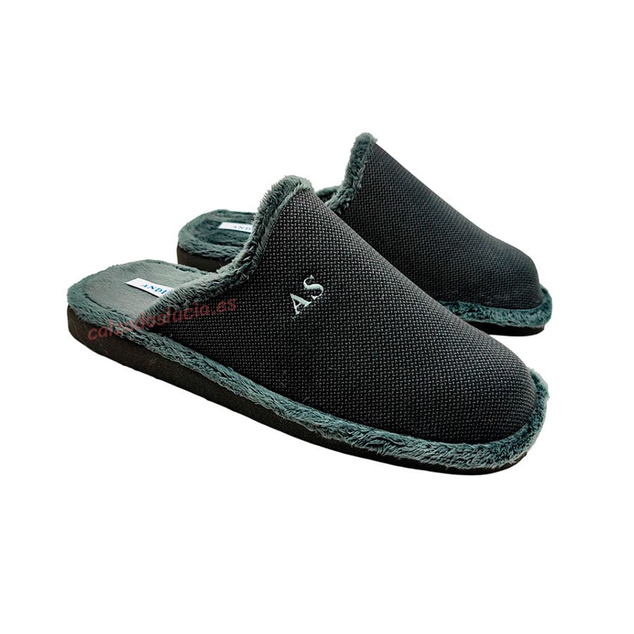 Pantufla casa en panilla gris de Andinas