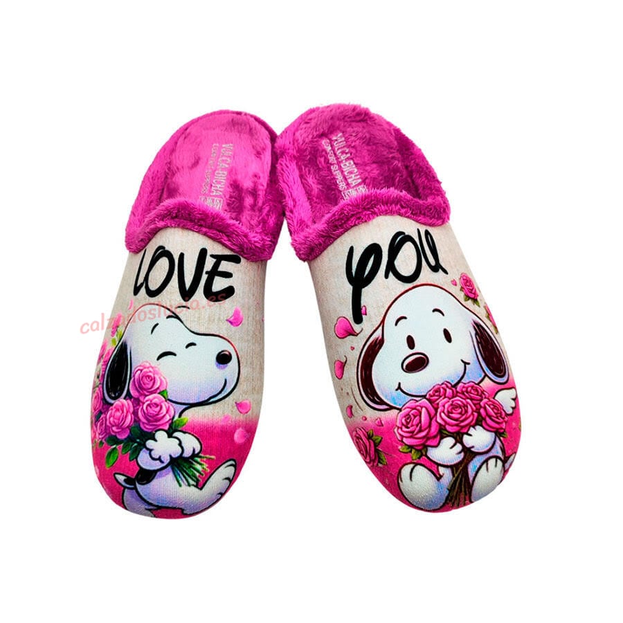Zapatilla de casa de invierno para mujer