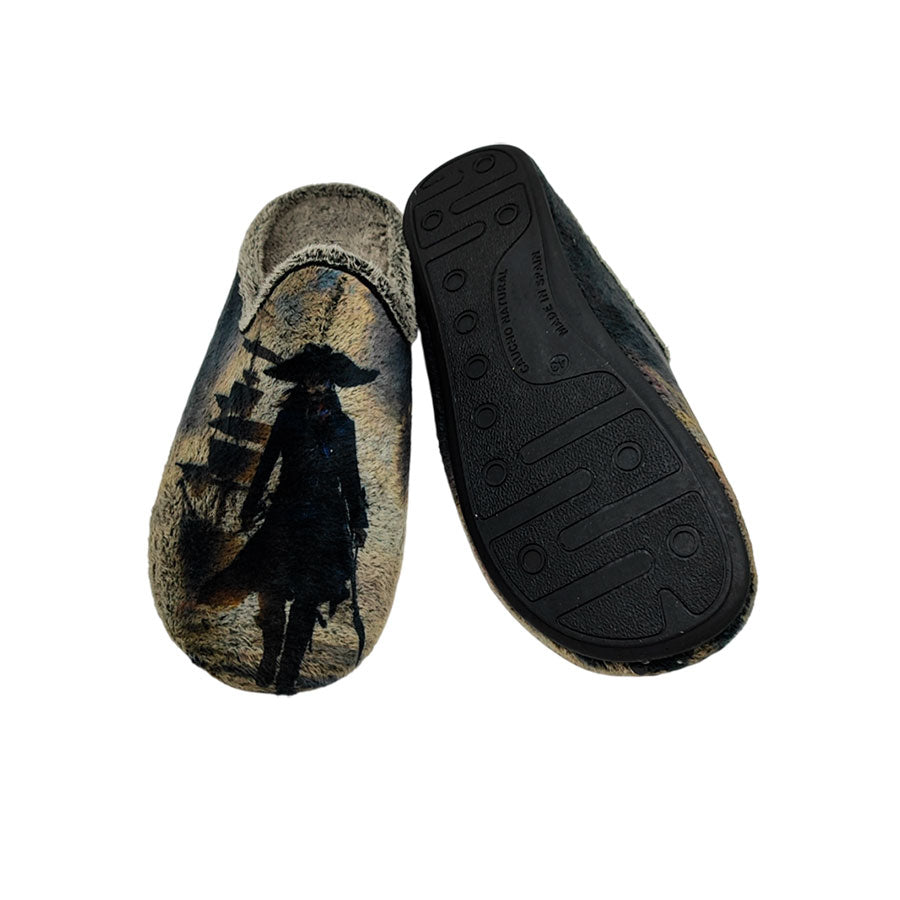 Zapatilla  de casa para hombre Vulca-Bicha piratas