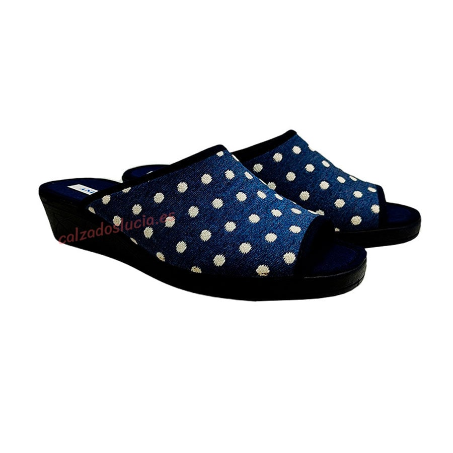 Zapatilla de casa puntera abierta de Andinas