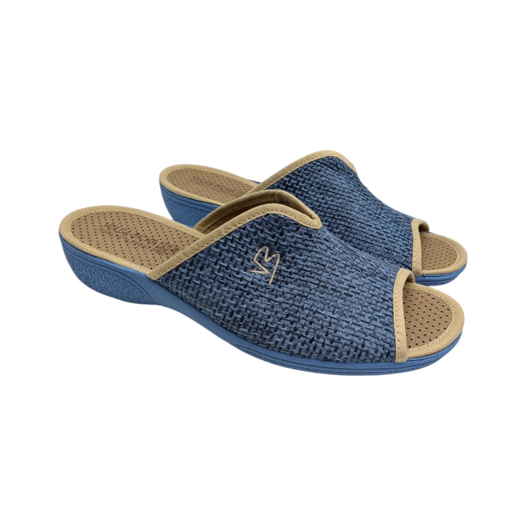 Zapatilla de casa en rafia trenzada Vulca-Bicha
