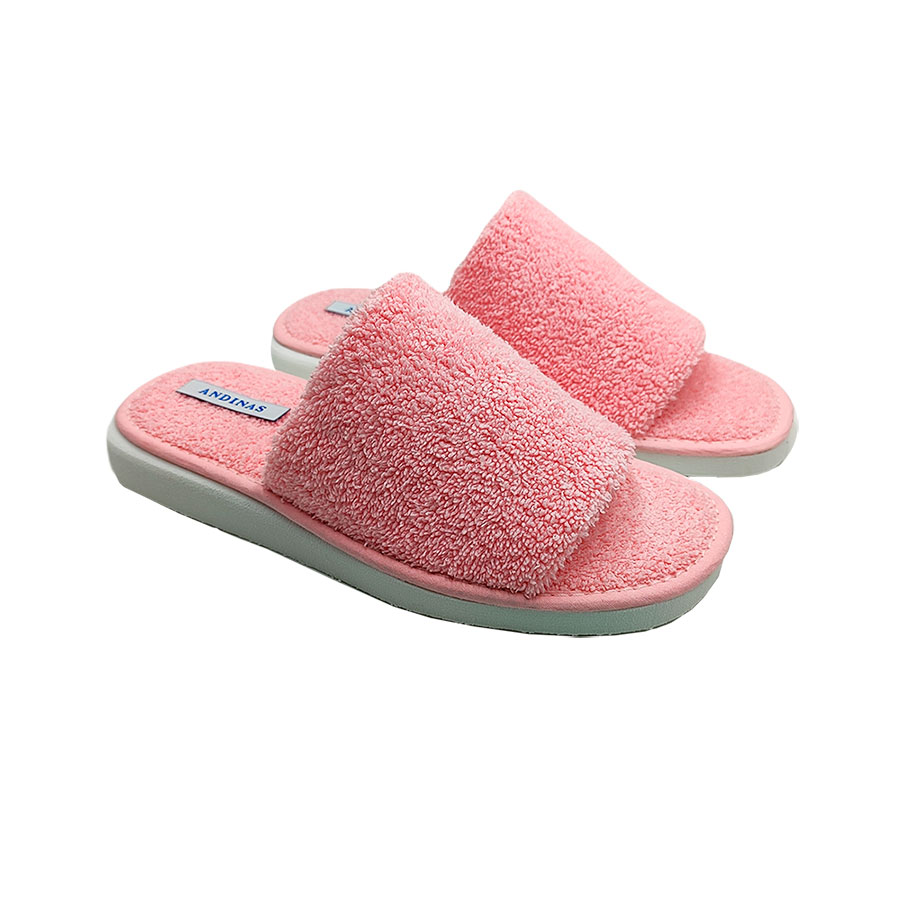 Zapatilla casa Andinas rizo rosa 550