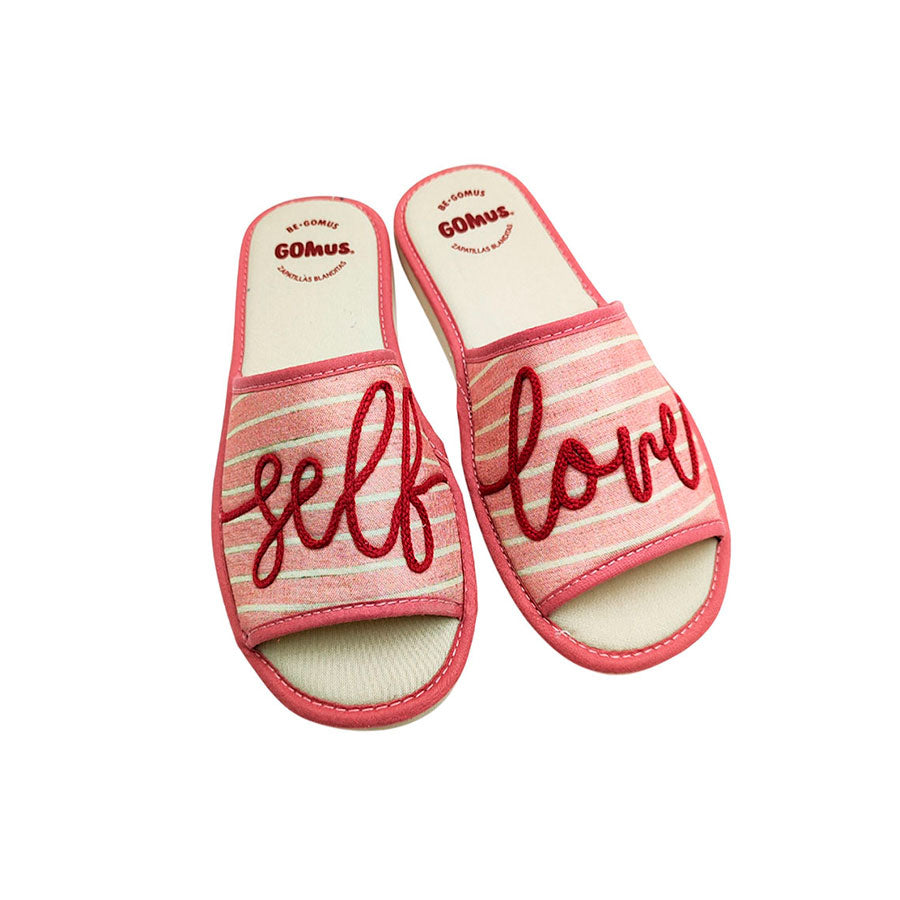 Zapatilla casa de verano Self love mujer
