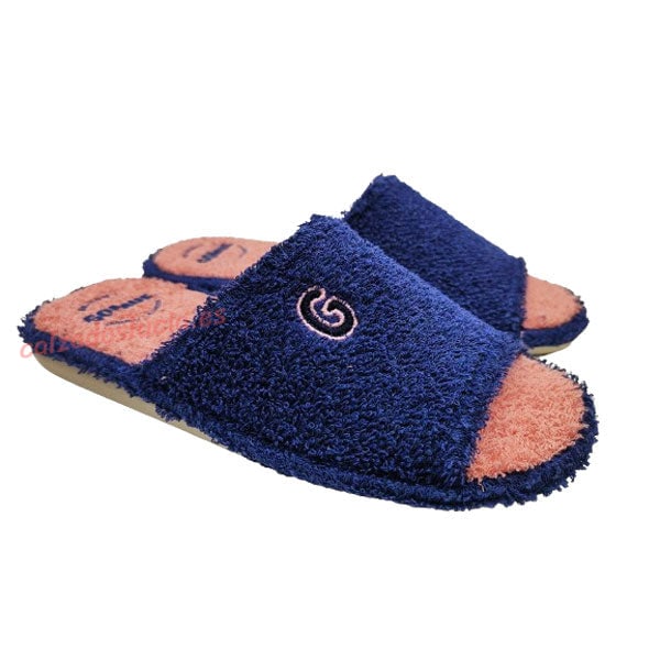Zapatilla casa puntera abierta azul Gomus