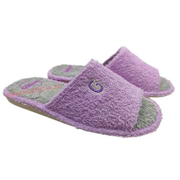 Zapatilla casa malva de verano Gomus