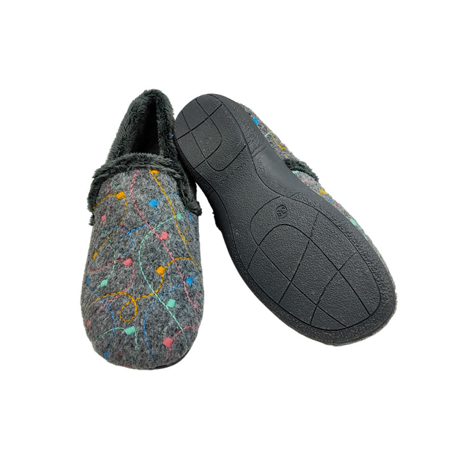 Zapatilla con cuña o tacón para casa de Vulca Bicha