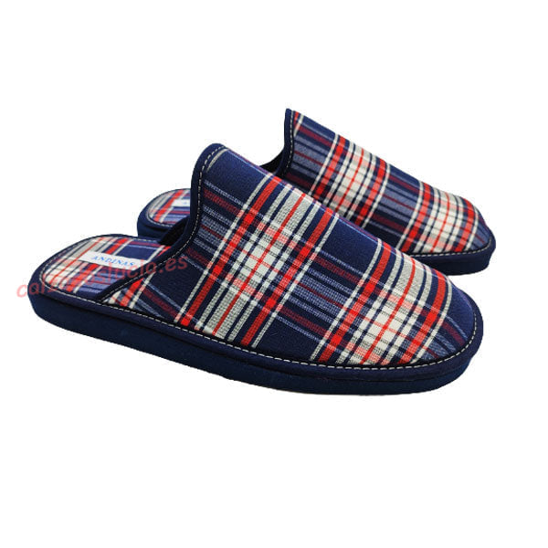 Zapatilla casa cuadros de verano Andinas