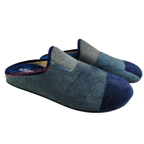 Zapatilla de-casa piezas cosidas de Vulca-Bicha