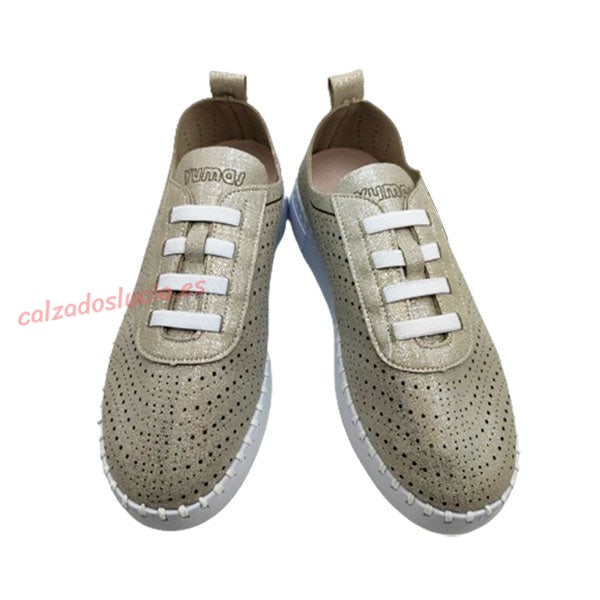 Zapatilla Yumas 52595 en plata