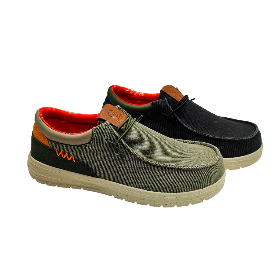 Mocasín Deniro en kaki de Yumas