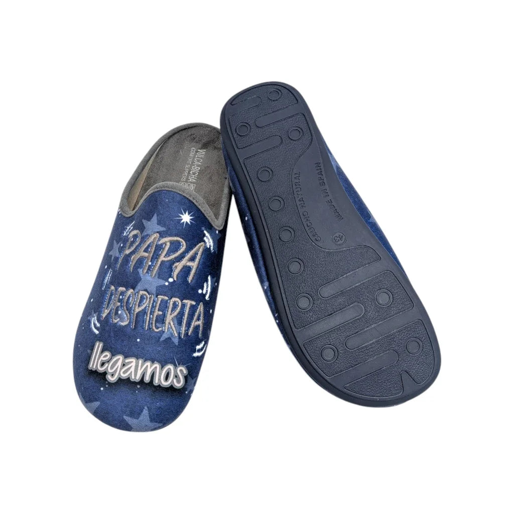 Suela de las zapatillas de casa Vulca Bicha preparadas para evitar resbalones.