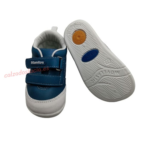 Zapatilla blandita con bandas y puntera deTitanitos