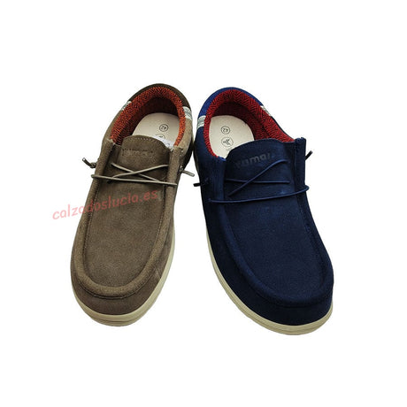 Zapato de hombre en serraje