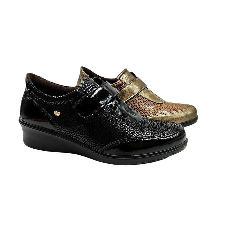 Zapato de velcro para señora