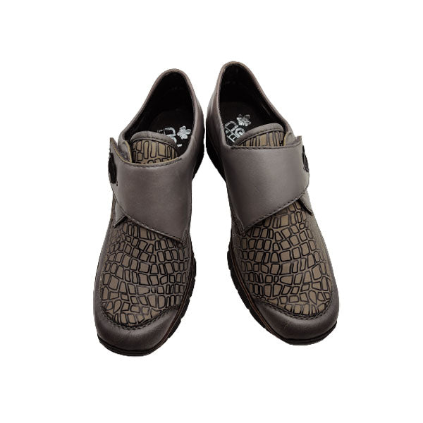 Zapato de mujer con velcro Rieker