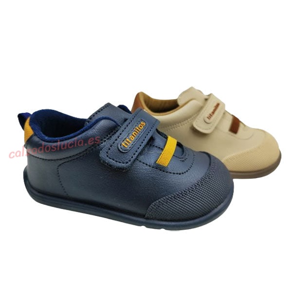 Zapatilla respetuosa Luigi de Titanitos lavable