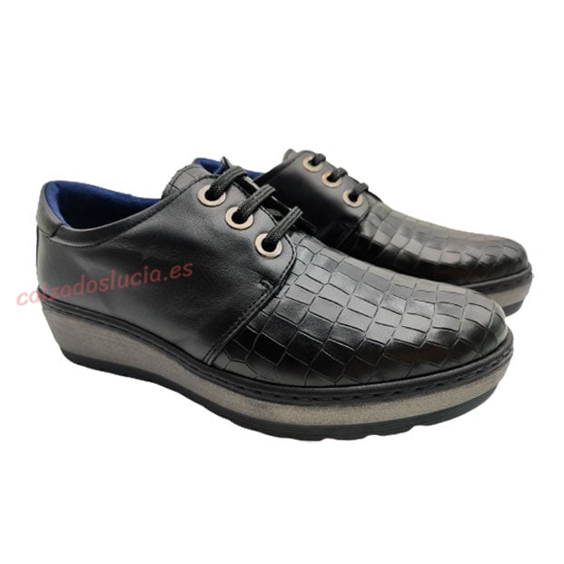 Zapato de cordones y plataforma Notton