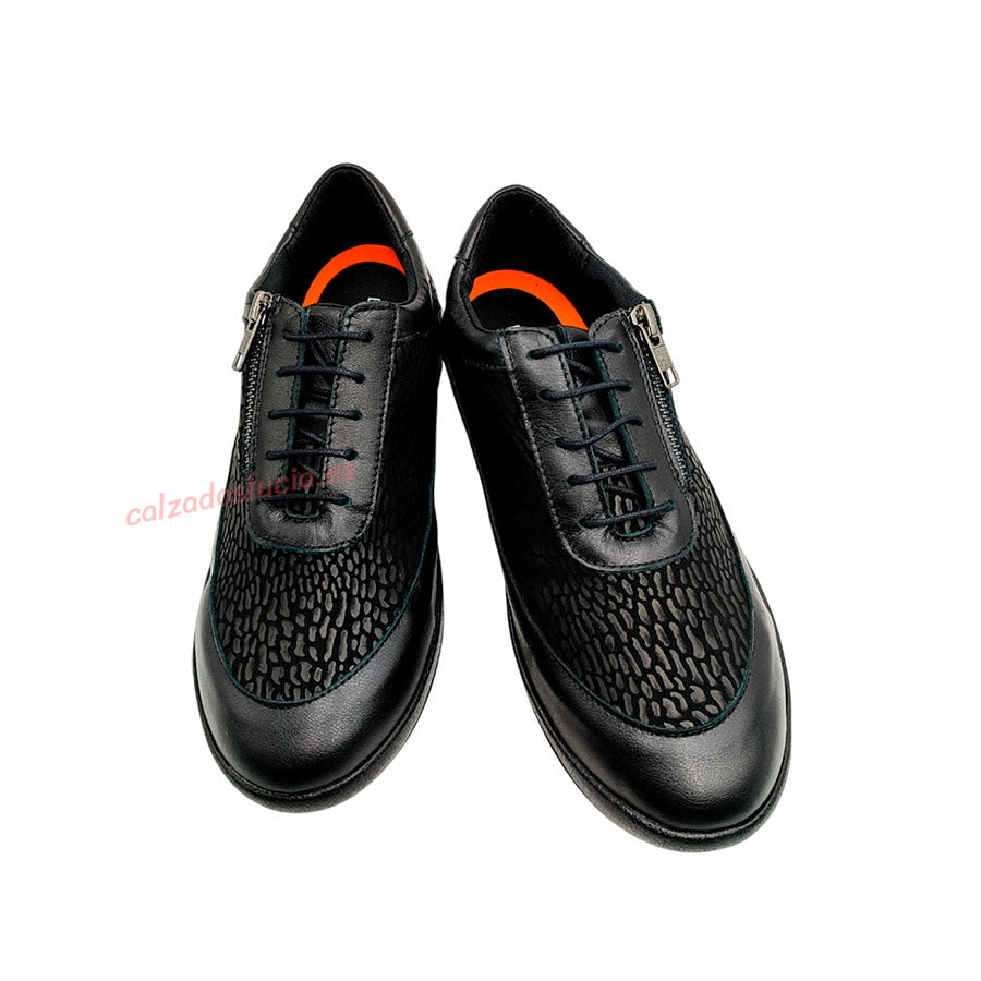 Zapato con cordones y cremallera Doctor Cutillas