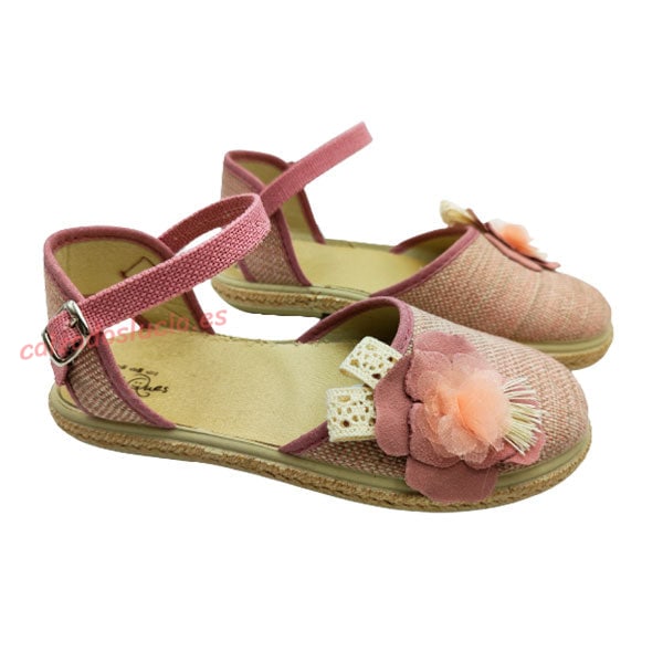 Alpargata de niña en color maquillaje Vul-Peques