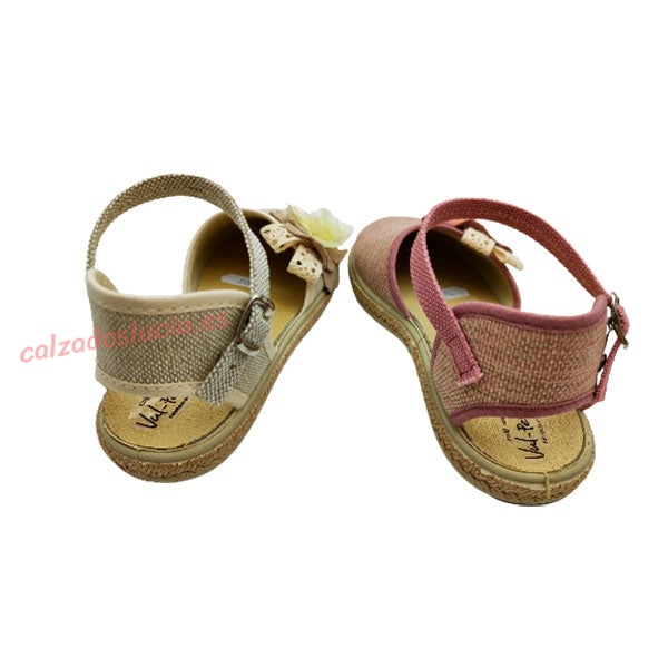 Zapatito de lino para vestir Vul-Peques