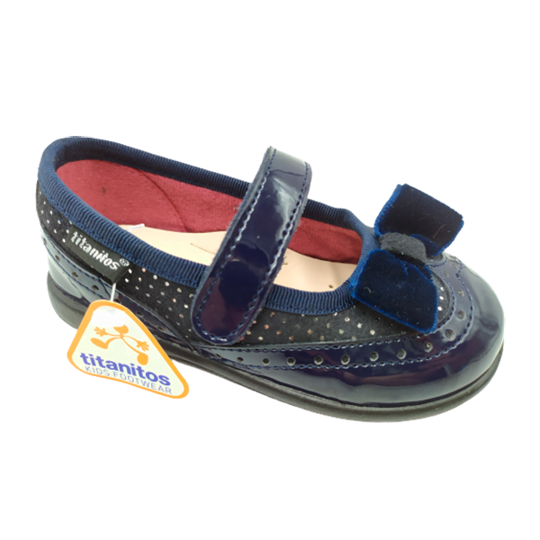Bailarina azul marino de Titanitos para bebé