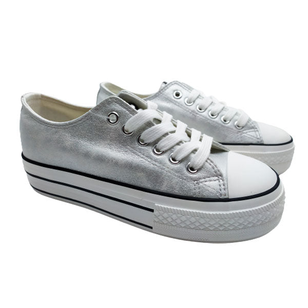 Basket de lona plateado de Conguitos