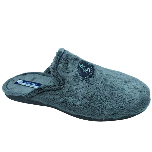 Zapatilla de casa destalonada en marino Andinas