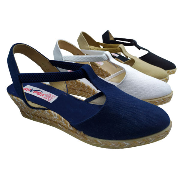 Alpargata Anvesa con cuña y sujeción