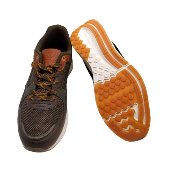 Zapatilla casual de hombre en kaki Yumas