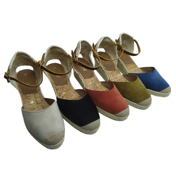 Alpargatas de Anvesa en serraje de colores
