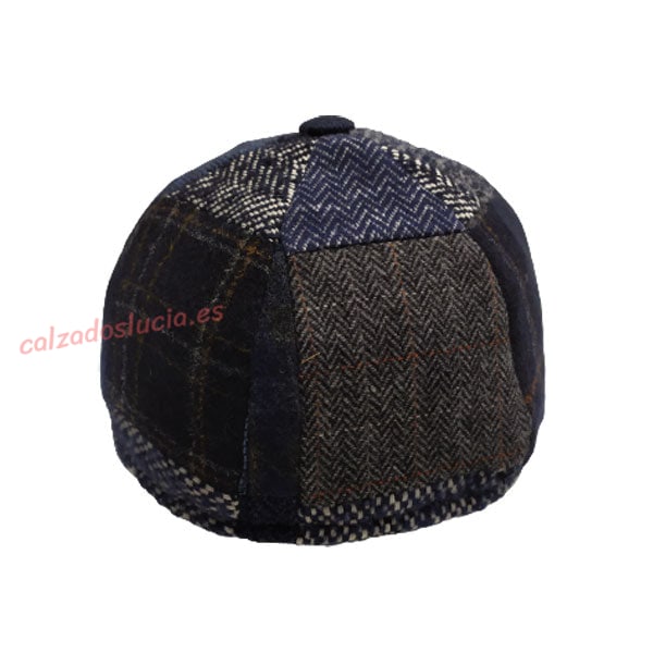 Gorra de invierno patchwork hombre