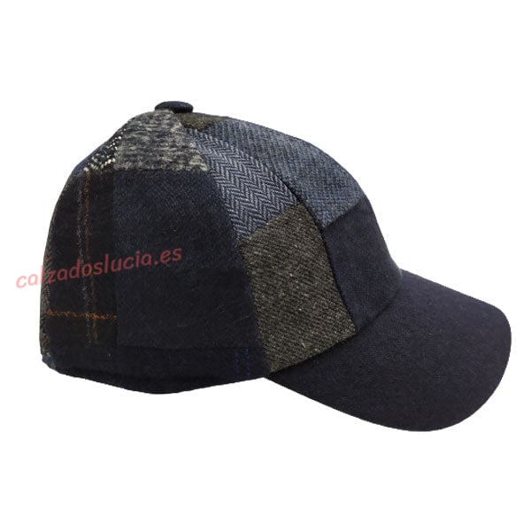 Gorra patchwork baseboll de hombre