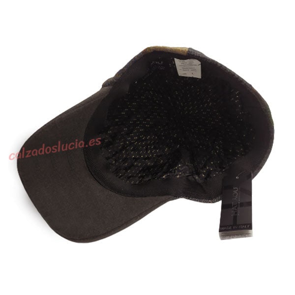 Forro de gorra patchwork de hombre