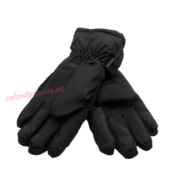 Guante de moto con cierre de correa