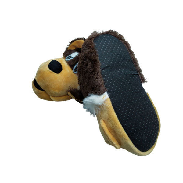 Divertida zapatilla de perro para chica y chico