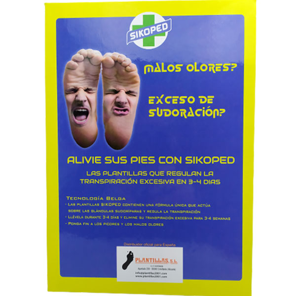 Plantilla reguladora del sudor