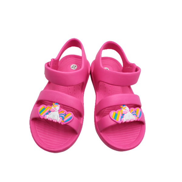 Sandalia agua para niña en fucsia Beppi