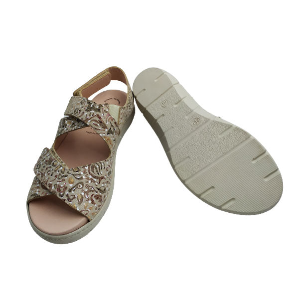 Sandalia ancho especial con plantilla extraíble